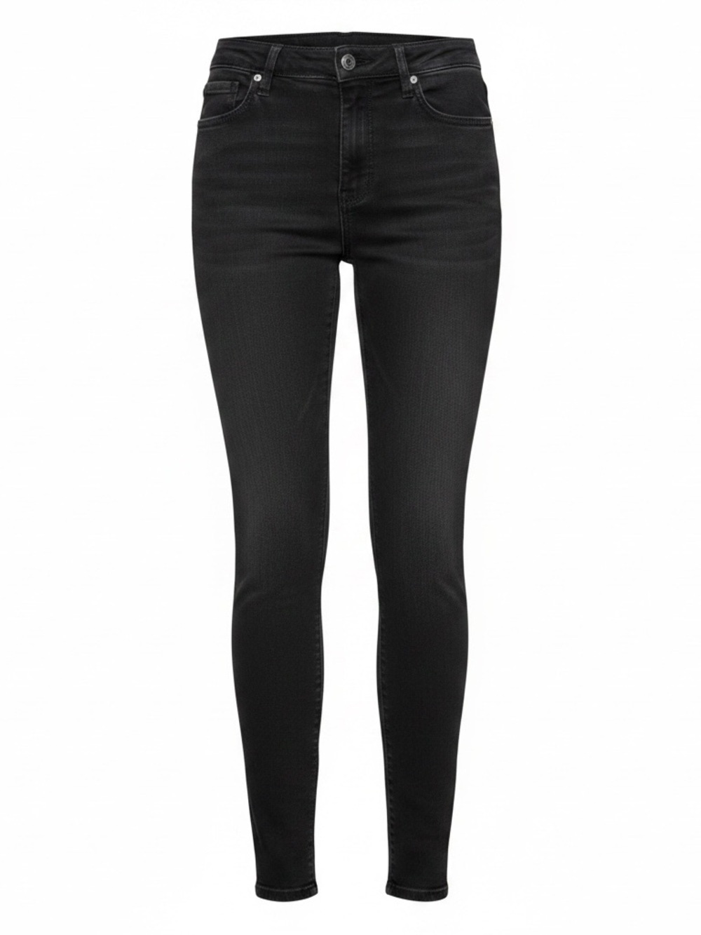 Ann Taylor Black Mid-Rise Skinny Jeans - Picture 2 of 4